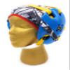 Wrestling Hair Cap - Under The Headgear 4 Strap Style - Day of The Dead - New in 2017! (Red Trim) view 1