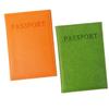 Honbay 2PCS Artificial Leather Passport Holder Cover Passport Case for Men and Women view 3