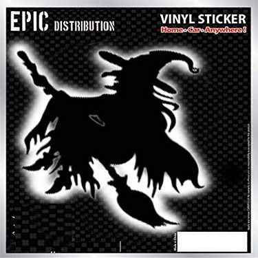 Epic Vision Halloween Witch Auto Sticker