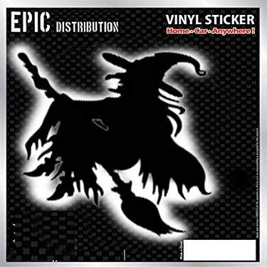 Epic Vision Halloween Witch Auto Sticker