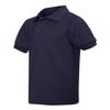 Jerzees Boys' SpotShield Short Sleeve Uniform Polo (2-Pack), Navy, Medium view 4