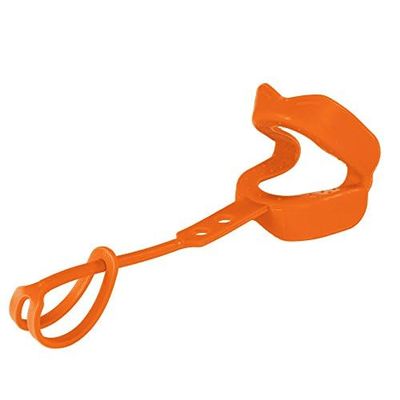 Kid's Comfort PRO Youth Double Sports Mouth Guard Wear with or Without Braces (Orange)