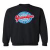 P&B World's Greatest Grandpa Funny Crewneck Sweatshirt, S, Black view 1