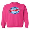 P&B World's Greatest Grandpa Funny Crewneck Sweatshirt, 3XL, Pink view 1