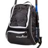 Athletico Baseball Bat Bag - Backpack for Baseball, T-Ball & Softball Equipment & Gear for Youth and Adults | Holds Bat, Helmet, Glove, Shoes | Separate Shoe Compartment, Fence Hook (Black) view 1