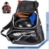 Athletico Baseball Bat Bag - Backpack for Baseball, T-Ball & Softball Equipment & Gear for Youth and Adults | Holds Bat, Helmet, Glove, Shoes | Separate Shoe Compartment, Fence Hook (Black) view 2