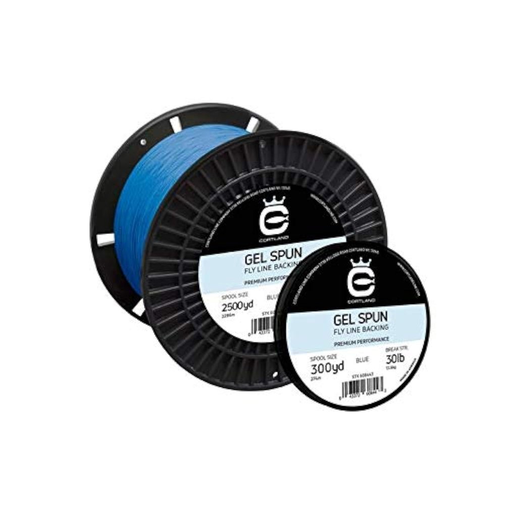 Cortland Gel Spun Fly Line Backing - 300 Yards (30 LB, Blue)