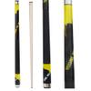 Champion Spider Yellow Billiards Maple Pool Cue Stick 20 oz, Black Pool Cue Case, Champion Glove view 2