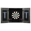 Hathaway Drifter 18-in Bristle Dart Board and Cabinet Set  Includes Self Healing Sisal Board, Removable Outer Ring, Chalk Scoreboards & Steel-Tip Darts - Complete Dart Accessories - Timberwood view 4