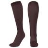 CHAMPRO Featherweight Socks, Single Pair, Adult Large, Maroon view 1
