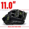 Franklin Sports Field Master Midnight Series Baseball Glove-Right Handed Thrower view 2