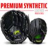 Franklin Sports Field Master Midnight Series Baseball Glove-Right Handed Thrower view 3