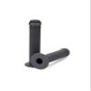 25NINE Ronin Grip with Flange - Flanged BMX Bike and Scooter Handlebar Grips with End Plugs - Grey view 1