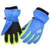 Azarxis Kids Winter Ski Gloves - Waterproof Snow Glove for Snowboarding, Sledding (9-12 Years Old, Blue) view 1
