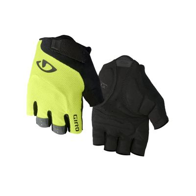 Giro Bravo Gel Men's Road Cycling Gloves - Highlight Yellow (2020), Small