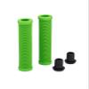 25NINE Ronin Grip Without Flange - Flangeless BMX Bike and Scooter Handlebar Grips with End Plugs - Green view 2