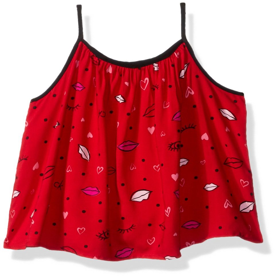 Calvin Klein Girls' Legacy Tank Top, Red, 2T