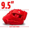 Franklin Sports 9.5" RTP Performance Teeball Glove and Ball Combo Red - Right Handed Thrower view 3
