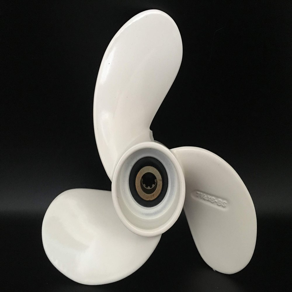 Boat Motor 7 1/4X6-BS 6L5-45943-00-00 F2.6-03010000 Propeller Assy for Yamaha Parsun Makara 2.5HP 3HP 4HP 5HP F2.5A 3A Malta Outboard Motors 7.25x6 inch
