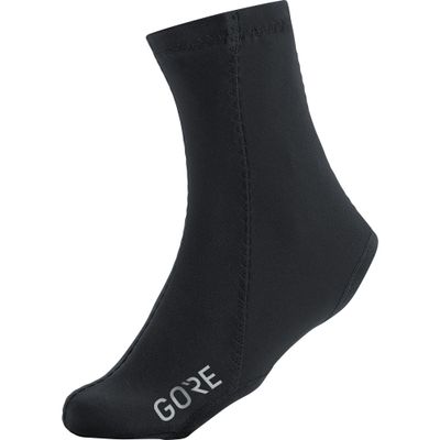 GORE WEAR C3 Unisex Cycling Shoe Covers Partial GORE WINDSTOPPER, Size: Size: 6.5-8, Color: Black