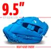 Franklin Sports 9.5" RTP Performance Teeball Glove and Ball Combo Royal - Right Handed Thrower view 3