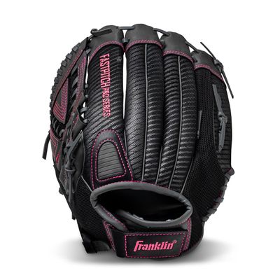 Franklin Sports Fastpitch Softball Glove - Fastpitch Pro - Adult and Youth Softball Mitt - Infield and Outfield - Left Handed Glove - Pink 13" Lefty, Model:22440L