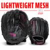 Franklin Sports Fastpitch Softball Glove - Fastpitch Pro - Adult and Youth Softball Mitt - Infield and Outfield - Left Handed Glove - Pink 13" Lefty, Model:22440L view 2