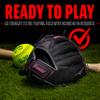 Franklin Sports Fastpitch Softball Glove - Fastpitch Pro - Adult and Youth Softball Mitt - Infield and Outfield - Left Handed Glove - Pink 13" Lefty, Model:22440L view 4