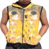 RaanPahMuang Hoody Sleeveless Artwork Jacket Salvador Dali Monet Gustav Klimt Vincent Van Gogh, X-Large, Cotton Hoody Vest - Gustav Klimt - The Kiss view 1