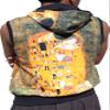 RaanPahMuang Hoody Sleeveless Artwork Jacket Salvador Dali Monet Gustav Klimt Vincent Van Gogh, X-Large, Cotton Hoody Vest - Gustav Klimt - The Kiss view 2