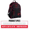 Franklin Sports MLB Batpack - black/Red view 2
