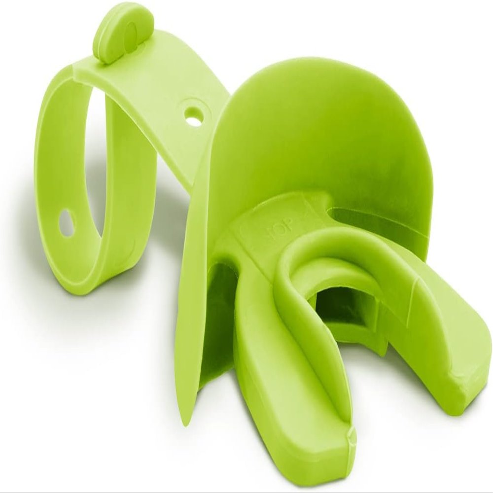 Markwort Vettex Doubleguard Mouthguard for Football, Lacrosse, Braces - Breathable Mouth Guard with Lip Protection and Strap - Youth, Lime