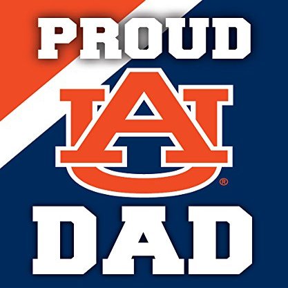 Auburn University 5 X 6-Inch Proud Dad Magnet Single Officially Licensed Collegiate Product