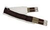 Fleece English Girth with Double Elastic: 30" to 58" view 1