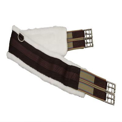 Horse Fare Products Comfy Fleece English Girth with Double Elastic (46")