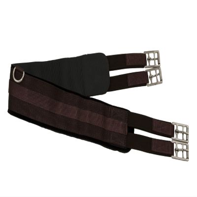 Horse Fare Products Neoprene English Girth with Double Elastic (48")