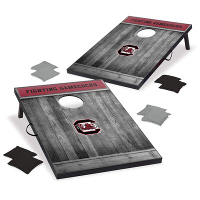 Wild Sports 2'x3' MDF Wood NCAA College South Carolina Gamecocks Cornhole Set - Gray Wood Design