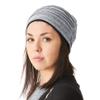 CHARM Organic Cotton Winter Beanie - Men Slouchy Oversized Hat Women Chemo Cap Slouch All Season Unisex Gray view 1