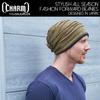 CHARM Organic Cotton Winter Beanie - Men Slouchy Oversized Hat Women Chemo Cap Slouch All Season Unisex Gray view 4