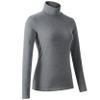 HieasyFit Women's Soft Cotton Turtleneck Top Basic Layer Darkgray XXL view 3