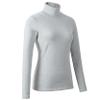 HieasyFit Women's Cotton Turtleneck Underscrub Knit Pullover Top LightGray XL view 4