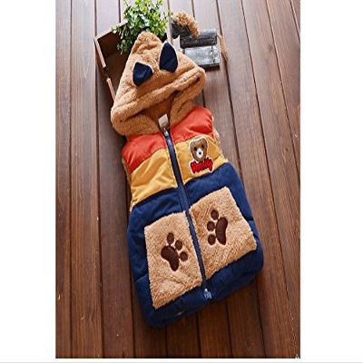Winter Coat for Toddler Girls Cartoon Bear Hooded Winter Coat for Toddler Boys (2T, Bob)