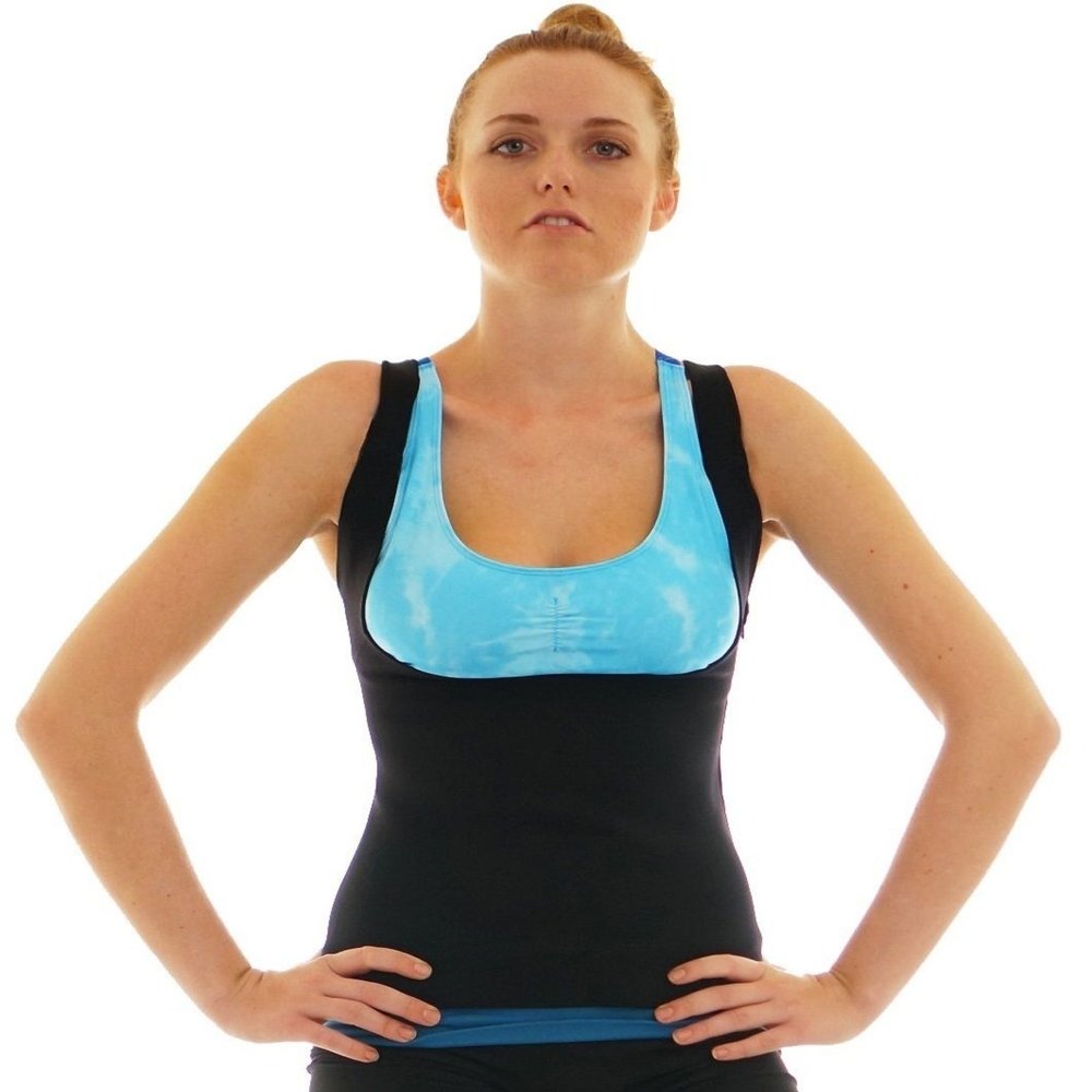 Ausom Womens Reversible Wearable Neoprene Corset Vest Waist Trainer Helps Lose Weight and Body- Building