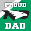 North Dakota 5 x 6-Inch Proud Dad Magnet Single Officially Licensed Collegiate Product view 1