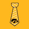 UGP Campus Apparel YC24 - Iowa Hawkeyes Necktie Infant Creeper Bodysuit - 18 Month - Gold view 2