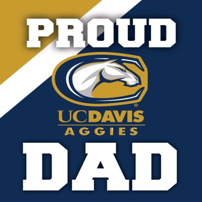 UC Davis Aggies 5 x 6-Inch Proud Dad Magnet Single Officially Licensed Collegiate Product