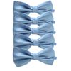 Bow Tie Packages for Wedding and Formal Events, Pre-Tied (Set of 3, Baby Blue)