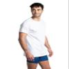 Fruit of the Loom mens 3-pack Breathable Crew T-shirt Underwear, Regular - White, Small US view 3