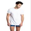 Fruit of the Loom mens 3-pack Breathable Crew T-shirt Underwear, Regular - White, Small US view 4