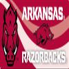Arkansas Razorbacks Bumper Sticker Officially Licensed Collegiate Product view 1